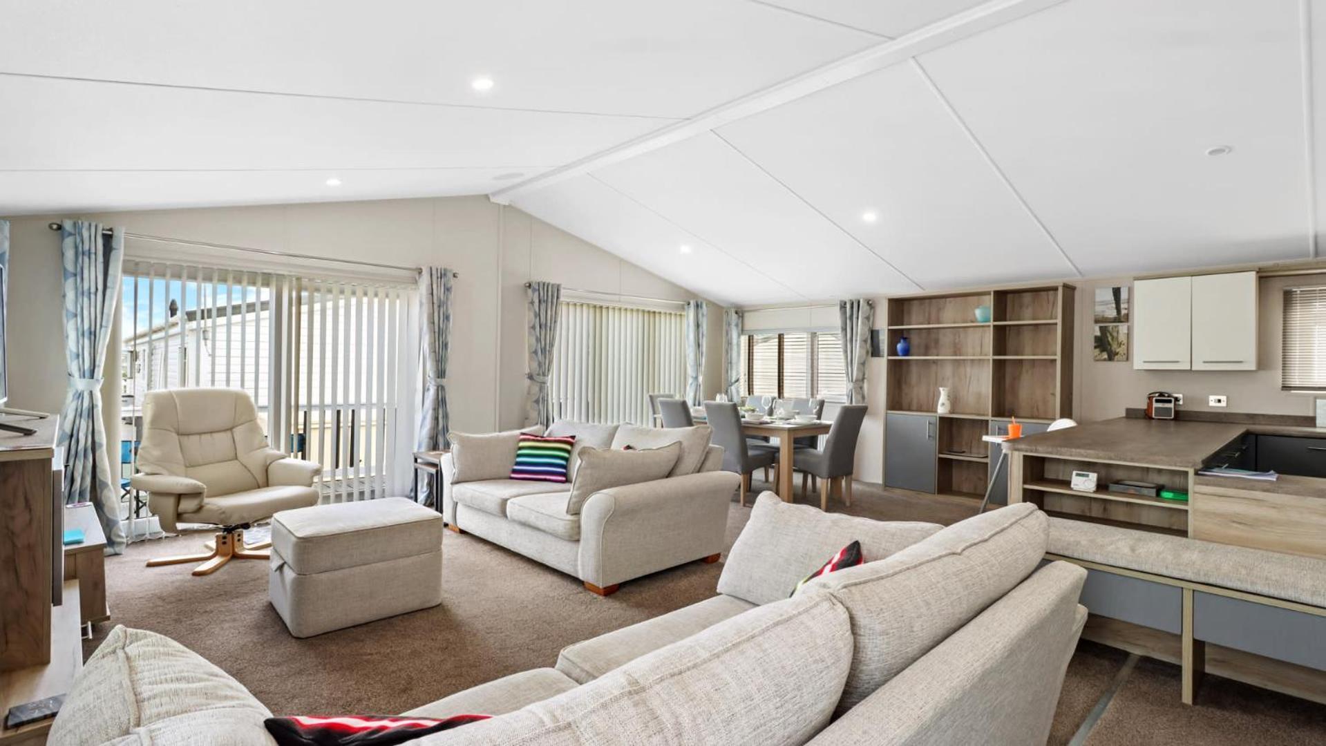 33 Beach Retreat Lodge Pevensey Bay Holiday Park Bagian luar foto